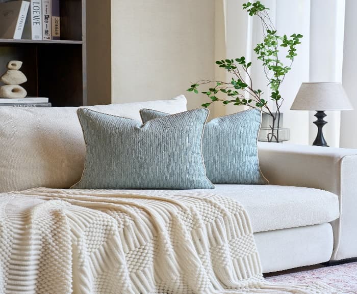Precision Jacquard Relief Cushion Cover