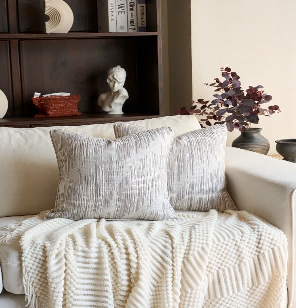 Multi-Weave Jacquard Cushion Cover 2
