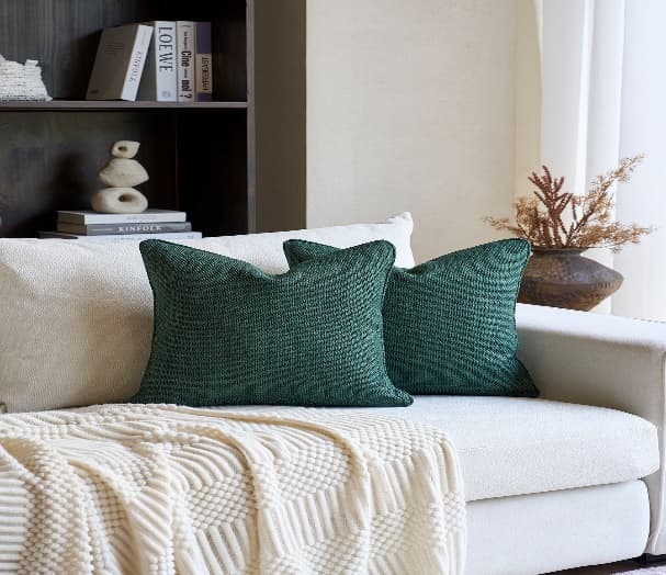 Minimal Fishnet Texture Cushion Cover 3