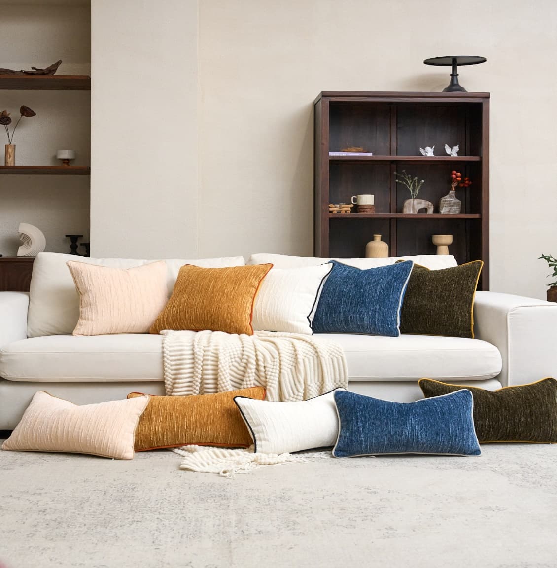 Tactile Jacquard Cushion Cover