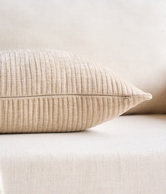 Chenille Stripe Jacquard Cushion Cover 3