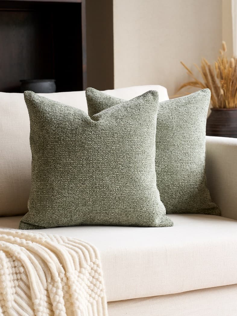Chenille Texture Jacquard Cushion Cover 2