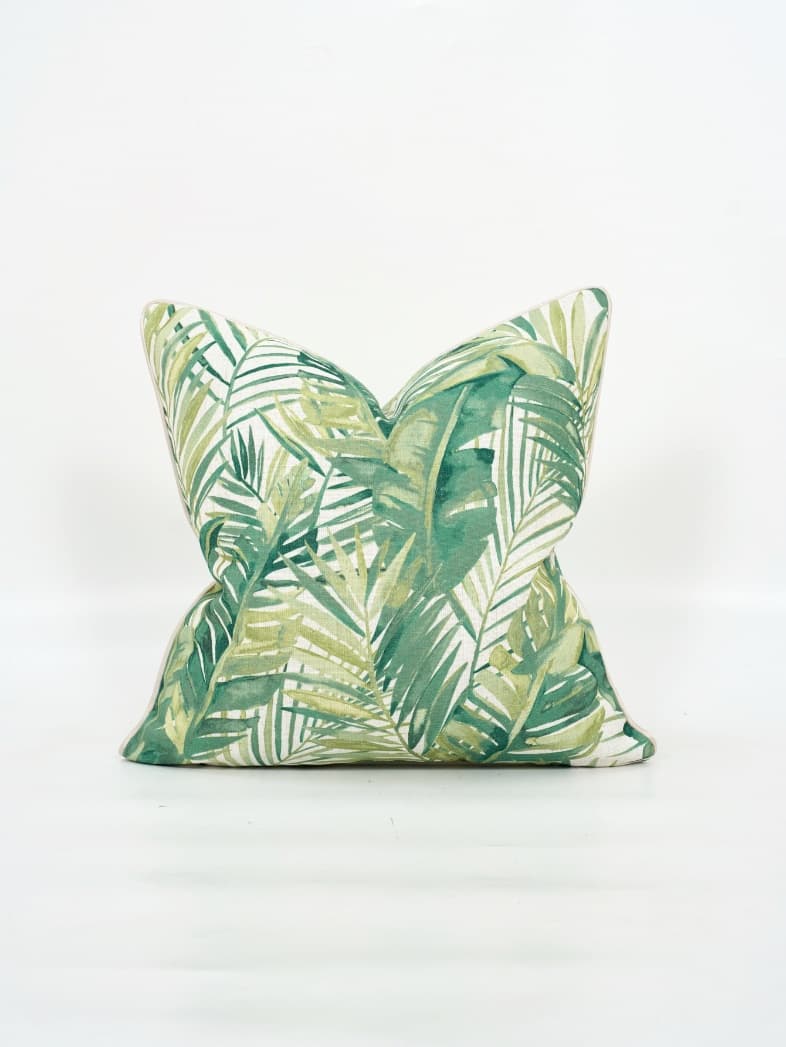 Tropical Rainforest Print Cushion Cover 2